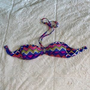Patterned Bikini Top